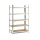 Scaffale - 5 ripiani - 180 x 40 x 90cm - metallo/MDF - X-Robust
