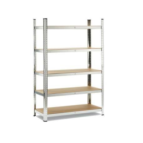 Scaffale - 5 ripiani - 180 x 40 x 90cm - metallo/MDF - X-Robust