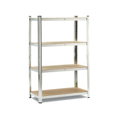 Scaffale in metallo e MFD - 4 ripiani - X-Robust