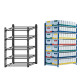 Scaffale RANG'ECO - modulo base - 5 ripiani - 100 x 70 x 200 cm - grigio - Paperflow