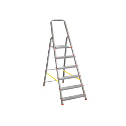 Scala domestica Stella Basic - 6 gradini - alluminio - Marchetti