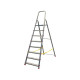 Scala domestica Stella Basic - 8 gradini - alluminio - Marchetti