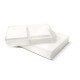 Scatola 100 biglietti + 100 buste - Dalmazia - bianco - 9 x 14 cm - Rex Sadoch