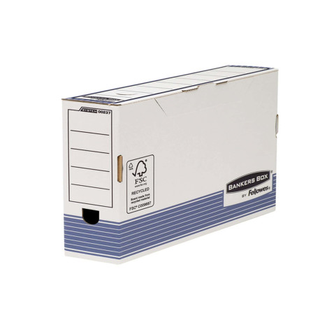 Scatola archivio Bankers Box System - formato legale - 25,5 x 36 cm - dorso 8 cm - Fellowes