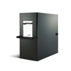 Scatola archivio Big Next - dorso 16 cm - 25 x 35 cm - nero/nero - Sei Rota