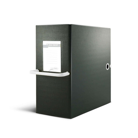 Scatola archivio Big Next - dorso 20 cm - 25 x 35 cm - nero/bianco - Sei Rota