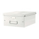 Scatola archivio Click & Store - 28,1 x 20 x 37cm (A4) - bianco - Leitz