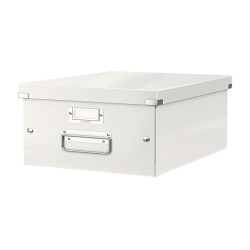 Scatola archivio Click & Store - 28,1 x 20 x 37cm (A4) - bianco - Leitz