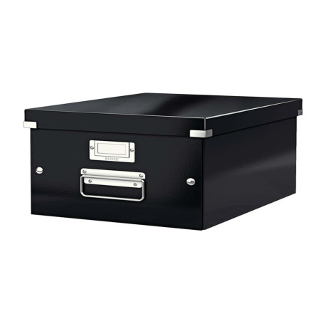 Scatola archivio Click & Store - 28,1 x 20 x 37cm (A4) - nero - Leitz