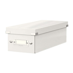 Scatola archivio Click & Store - per CD - 14,3 x 13,6 x 35,2 cm - bianco - Leitz