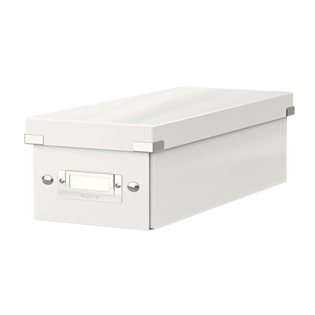 Scatola archivio Click & Store - per CD - 14,3 x 13,6 x 35,2 cm - bianco - Leitz