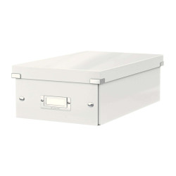 Scatola archivio Click & Store - per DVD - 20,6 x 14,7 x 35,2 cm - bianco - Leitz