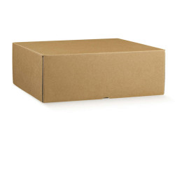 Scatola box per asporto linea Marmotta - 30x40x19,5 cm - avana - Scotton