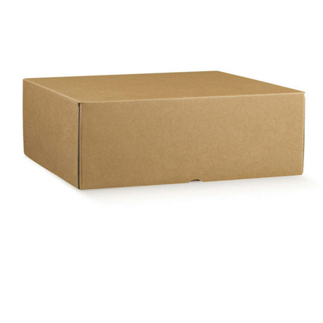 Scatola box per asporto linea Marmotta - 30x40x19,5 cm - avana - Scotton