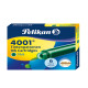 Cartucce inchiostro 4001 (TP/6)  - lunghezza 39mm - verde scuro - Pelikan  - conf. 6 pezzi