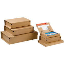 Scatola CP 067 - per spedizioni - A4+ - 33 x 29 x 12 cm - cartone - avana - ColomPac