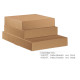 Scatola in cartone Onda avana - fino a 3 bottiglie - 34 x 28 x 9cm - Scotton