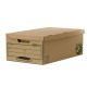Scatola maxi Bankers Box Earth Series - con coperchio a ribalta - 37,8 x 28,7 x 54,5 cm - avana - Fellowes - conf. 10 pezzi