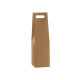 Scatola Onda - 1 bottiglia - in cartone - 9 x 9 x 37 cm - avana - Scotton