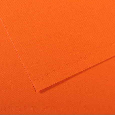 Foglio Mi-Teintes - A4 - 160 gr - arancione - Canson