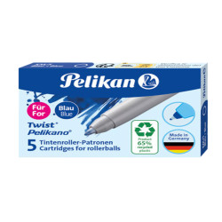 Cartuccia sferografica KM5 ECO - blue royal - Pelikan - conf. 5 pezzi
