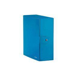 Scatola progetto WOW - dorso 10 cm - blu metallizzato - Leitz