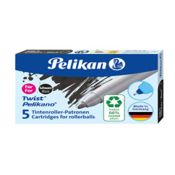 Cartuccia sferografica KM5 ECO - nero - Pelikan - conf. 5 pezzi