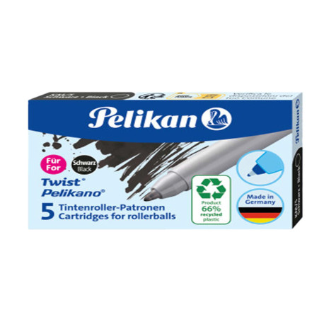Cartuccia sferografica KM5 ECO - nero - Pelikan - conf. 5 pezzi