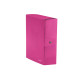 Scatola progetto WOW - dorso 8 cm - fucsia metallizzato - Leitz