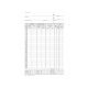 Scheda orologio presenze (controllo mensile) - cartoncino da 275 gr - 22,5 x 10,4 cm - DU158000000 - Data Ufficio - conf. 100 p