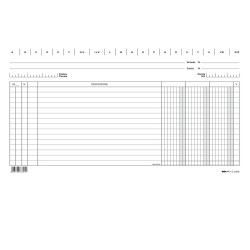 Schede - 3 colonne - 17 x 24 cm orizzontale - Edipro - conf. 100 pezzi