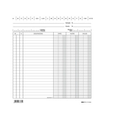 Schede - dare/avere/saldo - 21 x 15 cm - Edipro - conf. 100 pezzi