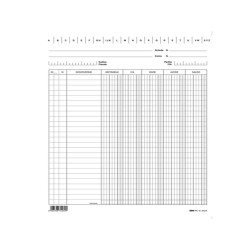 Schede - dare/avere/saldo/iva - 24x17 cm (verticale) - Edipro - conf. 100 pezzi