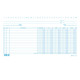 Schede dare/avere/saldo/iva - 17 x 24 cm (orizzontale) - Edipro - conf. 100 pezzi