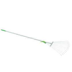 Scopa regolabile - per erba e foglie - metallo - Verdemax