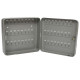 Cassetta portachiavi da muro - 30 x 24 x 7 cm - 48 posti - grigio antracite - Metalplus