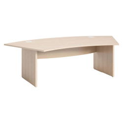 Scrivania Agorà Direction - fianchi pannello - 190 x 96 x 73 cm - rovere