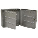 Cassetta portachiavi da muro - 30 x 24 x 7 cm - 84 posti - grigio antracite - Metalplus