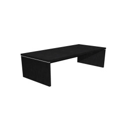 Scrivania direzionale Prestige - 210 x 90 x 74 cm - nero venato