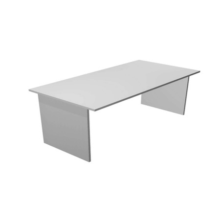 Scrivania Easy - lineare - 120 x 80 x 72 cm - grigio