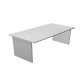Scrivania Easy - lineare - 140 x 80 x 72 cm - bianco