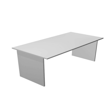 Scrivania Easy - lineare - 140 x 80 x 72 cm - bianco