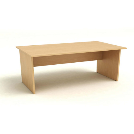 Scrivania Easy - lineare - 140 x 80 x 72 cm - faggio