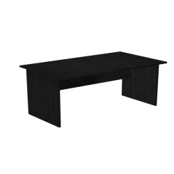 Scrivania Easy - lineare - 140 x 80 x 72 cm - nero venato