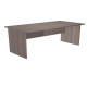 Scrivania Easy - lineare - 160 x 80 x 72 cm - frassino toscano