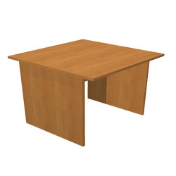 Scrivania Easy - lineare - 80 x 80 x 72 cm - noce chiaro