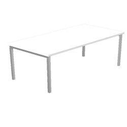 Scrivania Easy Plus - lineare - 120 x 80 x 72,5 cm - bianco