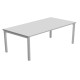 Scrivania Easy Plus - lineare - 120 x 80 x 72,5 cm - grigio