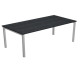 Scrivania Easy Plus - lineare - 120 x 80 x 72,5 cm - nero venato