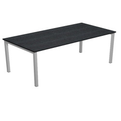 Scrivania Easy Plus - lineare - 120 x 80 x 72,5 cm - nero venato